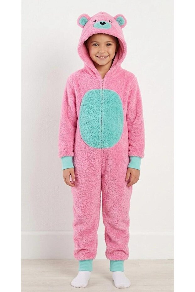 Plush Fabric Kids Teddy Bear Jumpsuit