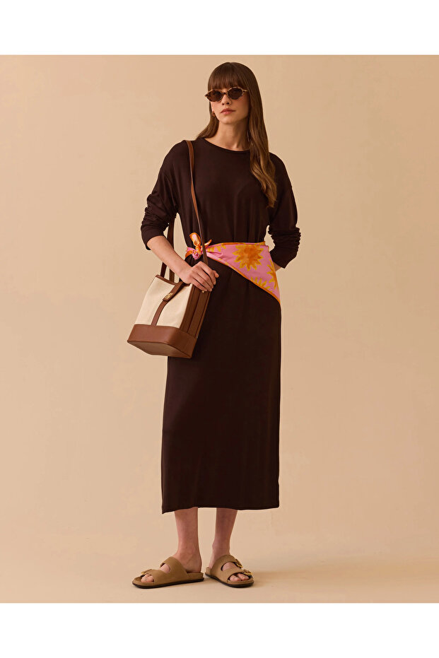 Comfortable Cut Combed Cotton Dress