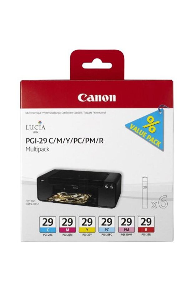 PGI29MULTI2 INKJET PACK CARTRIDGES - 1