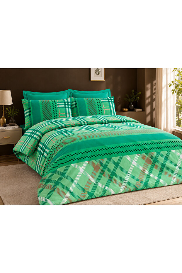 Burbery Ranforce 100% Cotton Double Bedding Set