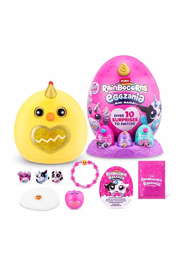 Eggzania Mini Surprise Plush Yellow Horn - 9296