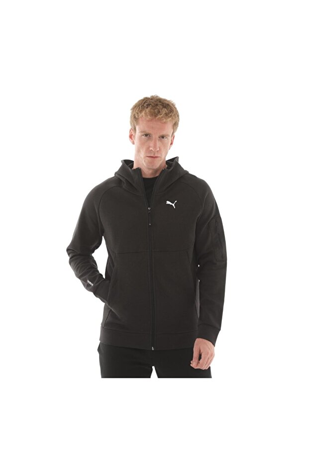 688045-01 Pumatech Fz Hoodie Erkek Ceket Siyah - 1