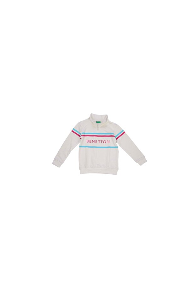 Girl's Sweatshirt - Ecru