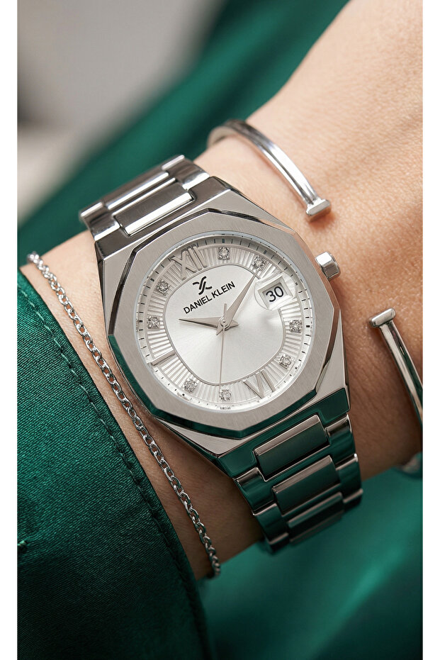 Premium Silver Stainless Steel Watch for Women DK.1.14109-1