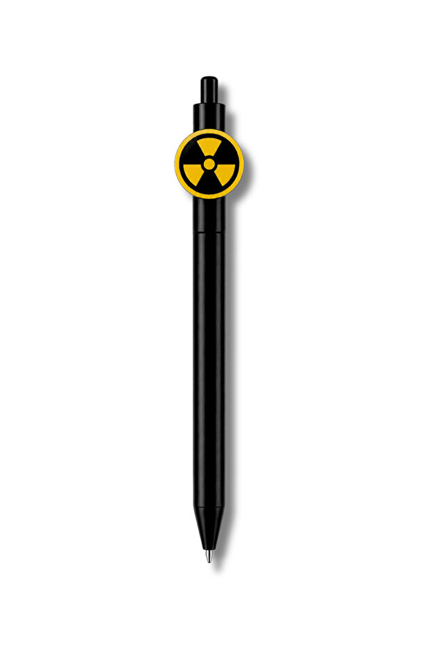Radiation Symbol Printed Black Pen – Professional Line
