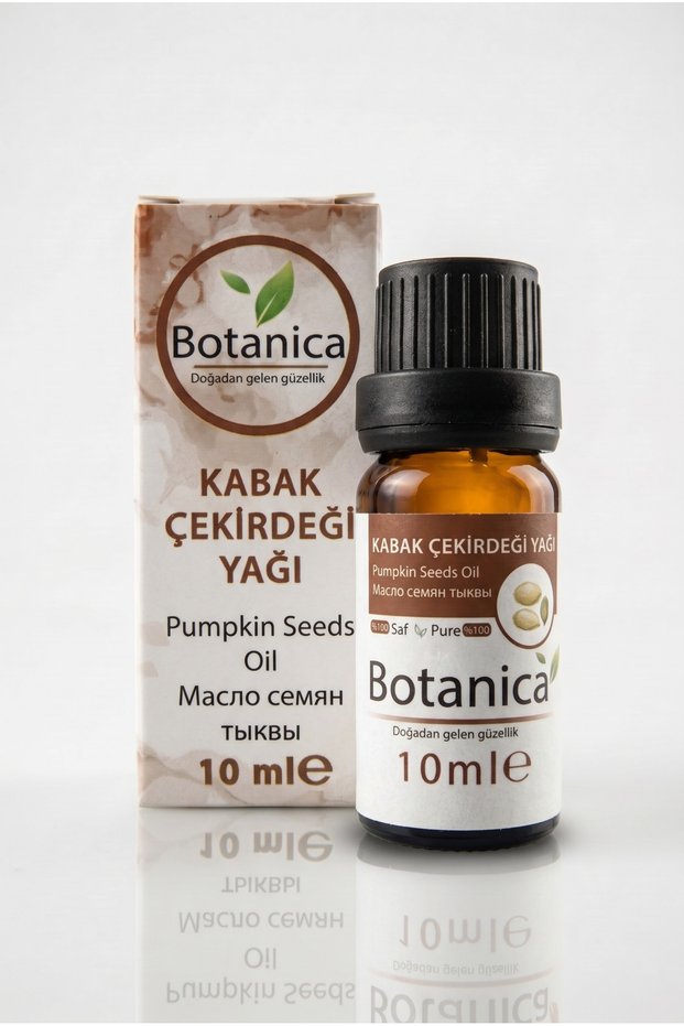 100% Pure Cold-Pressed Pumpkin Seed Oil 10 ml – Anti-Hair Loss and Pore-Tightening Care Oil