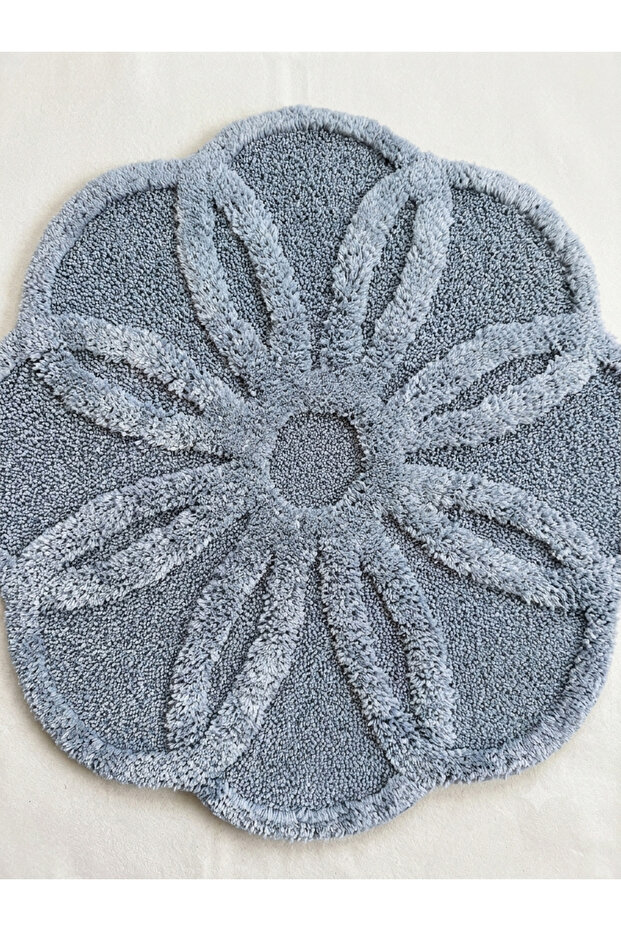 120 X 120 Royal Tuft Daisy Gray(Volkan)