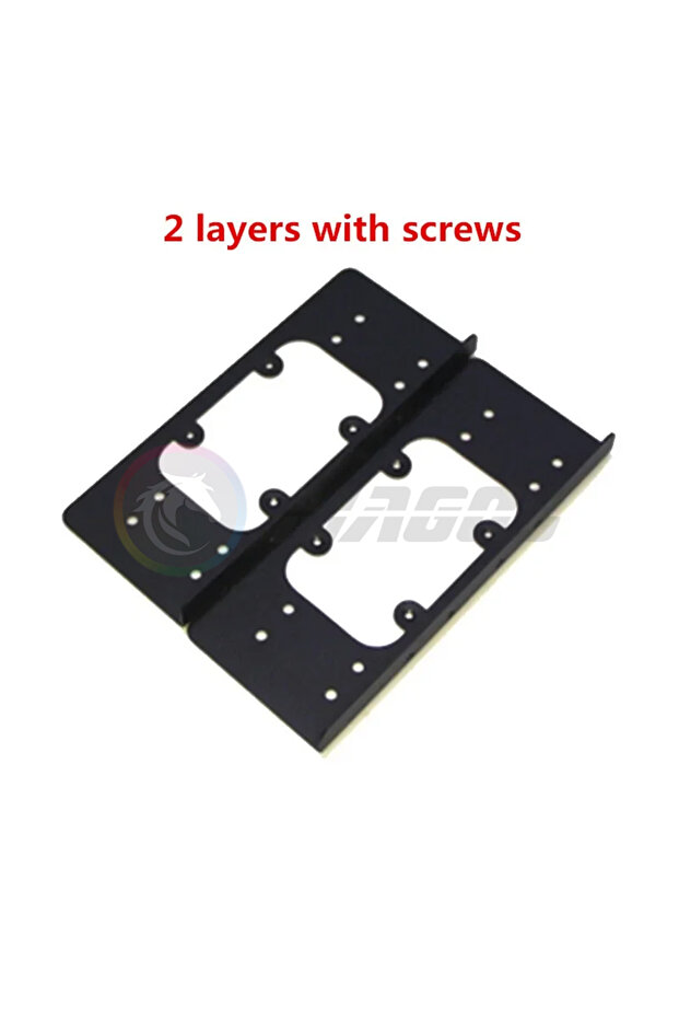 3.5 Inch 2 layer 3.5 Inch Hard Disk Bracket 2/3 Layers Holder Desktop Computer Case Mechanical HDD E
