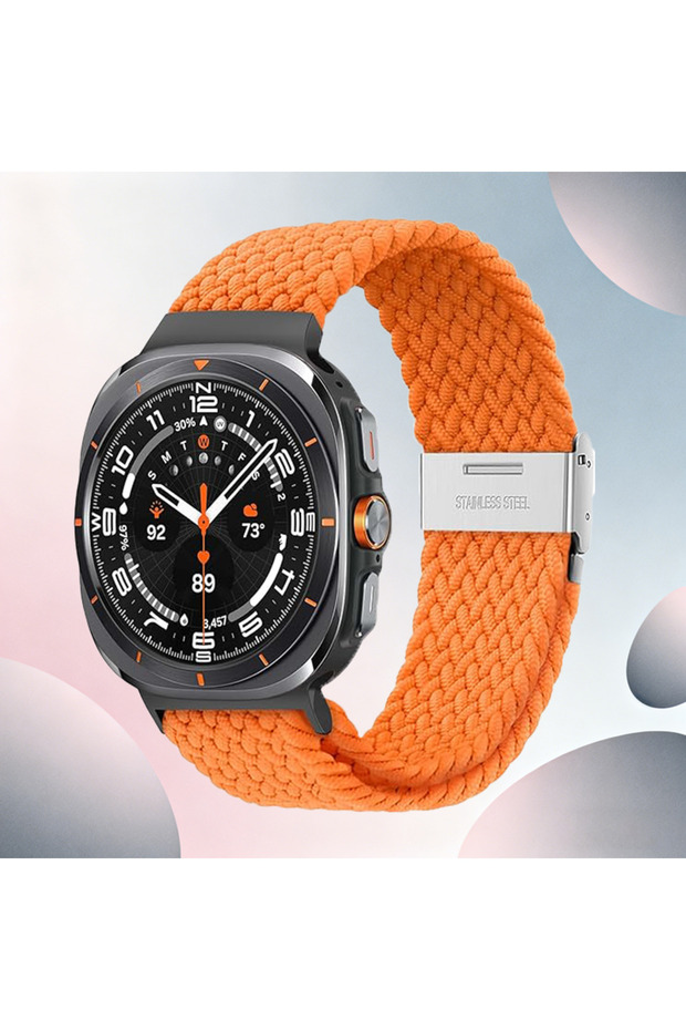 watch 8 classic 46mm orange Band for Samsung Galaxy Watch 8/8 Classic/Ultra 40mm 44mm 46mm 47mm Brai