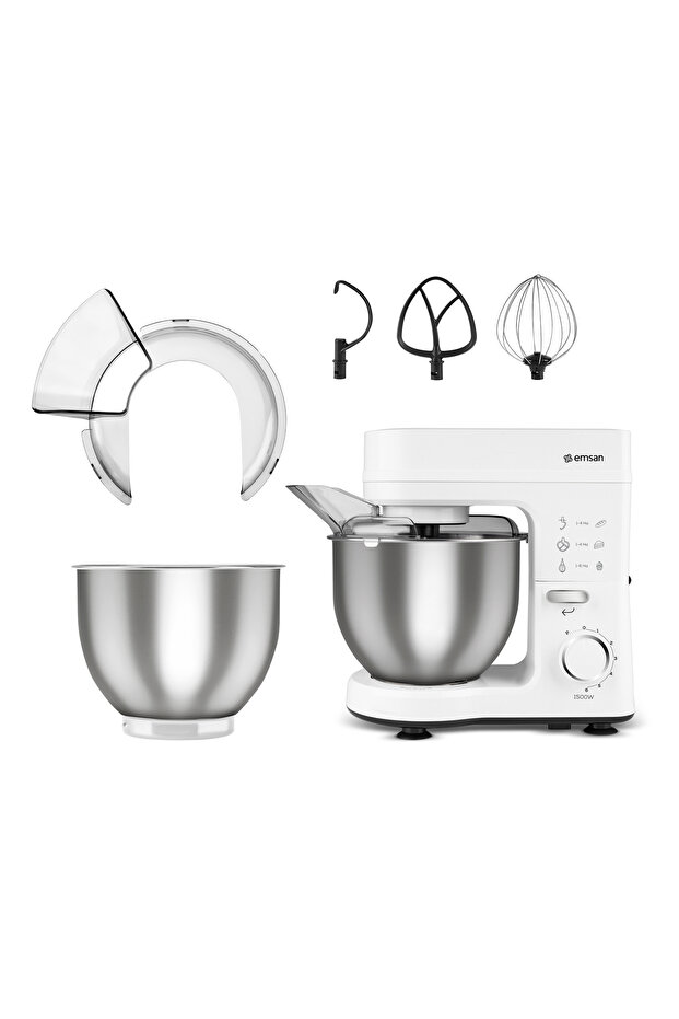 Maestrochef Stella Hamur Yoğurma Makinesi White 1500W 5L