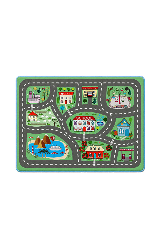 - Interactive City Road Play Mat