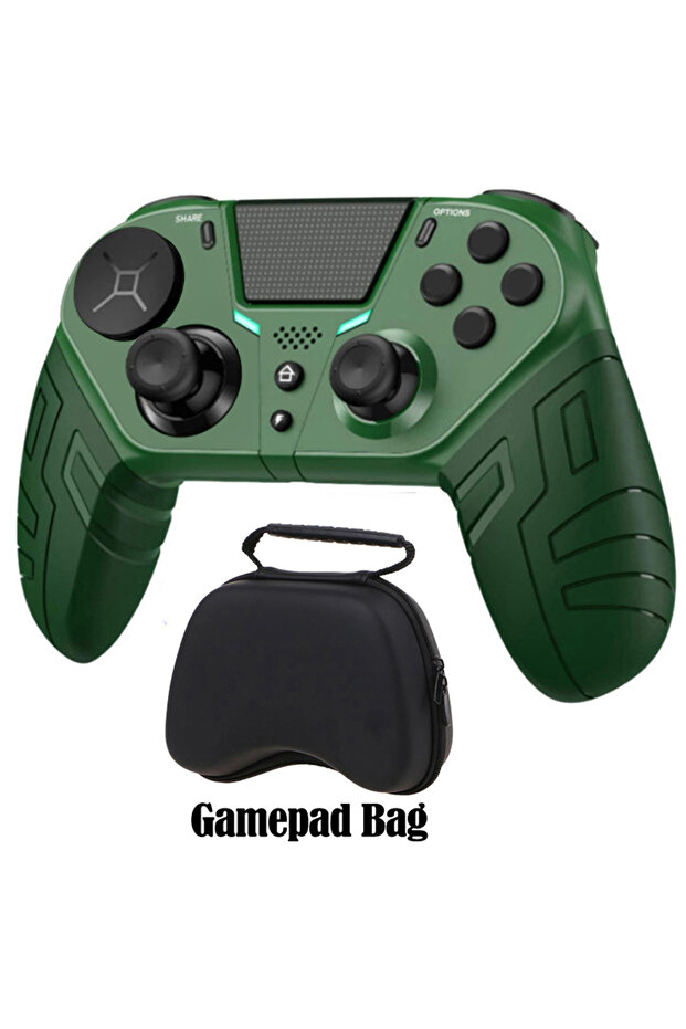 Green with Bag Controller For PS4 PS3 PS Playstation 4 3 PC Control Wireless Bluetooth Mobile Androi