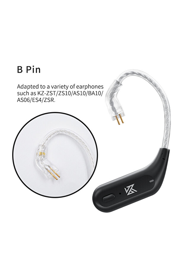 كابل ترقية لاسلكي AZ09 B PIN KZ AZ09 متوافق مع البلوتوث 5.2 HIFI سماعة أذن لاسلكية C PIN Conn