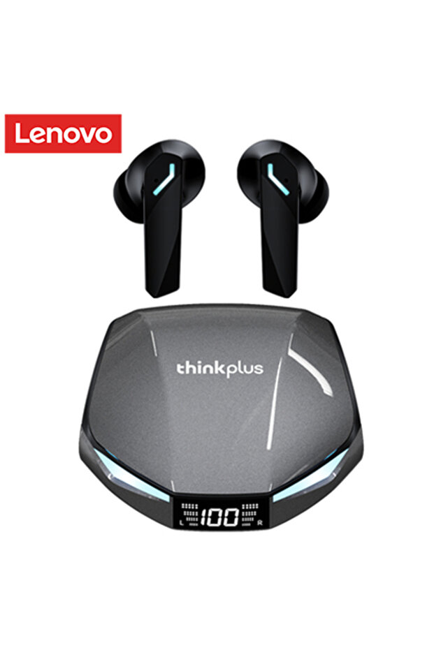 Lenovo XT53 Grey Original Lenovo XT53 Earphone Wireless Upgrade Bluetooth 5.4 Headphones Noise Reduc