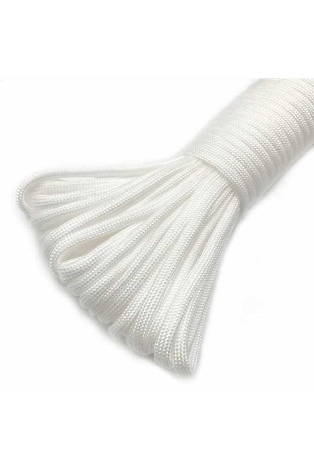 5m White016 4 Size Dia.4mm 7 Stand Cores Paracord 550 For Survival Parachute Cord Lanyard Climbing C