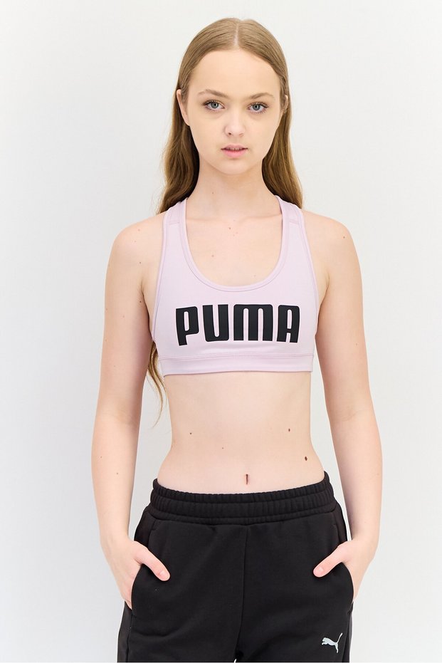 Women Sportswear Fit Training Sports Bra, Pink