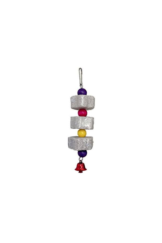 3 stones 1PC Pet Teeth Grinding Volcanic Rock Toy for Parrots Hamsters Cage Accessories Bird Toy Che