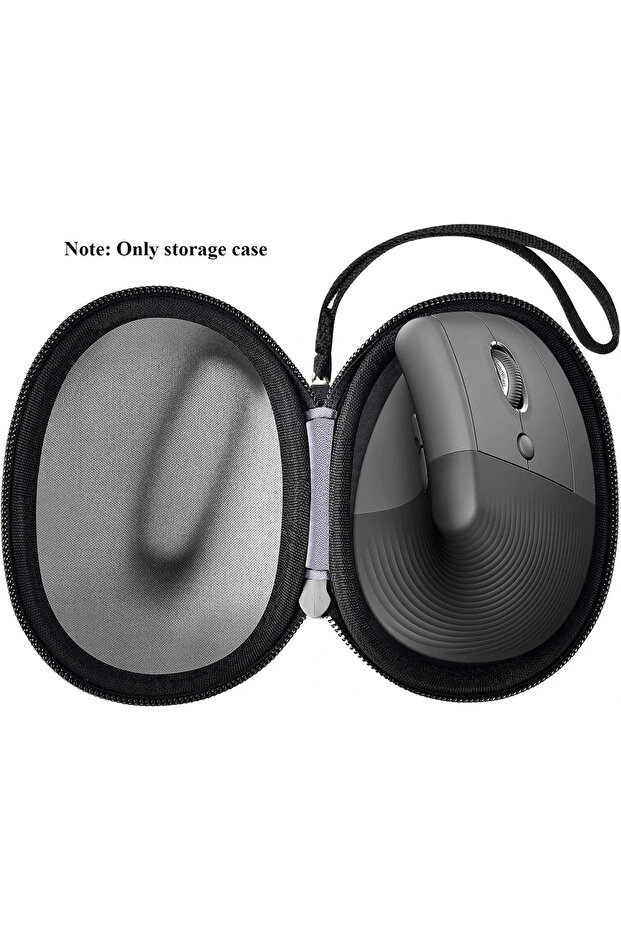 حافظة سوداء (حافظة فقط) لماوس Logitech Lift Vertical Ergonomic، حامل حمل للسفر، صندوق تخزين