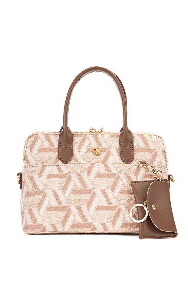 K.Beige-A.Brown Women's Messenger Bag Us26519