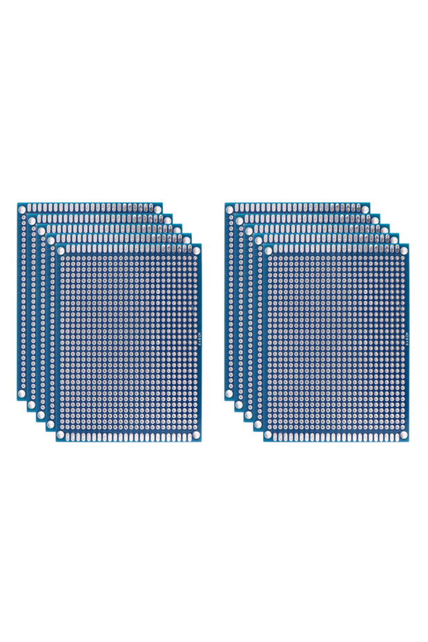 6x8 10 قطع 5/10 قطع لوحة PCB نموذج أولي لوحة زرقاء 2x8/3x7/4x6/5x7/7x9 سم لوحات دوائر مزدوجة الجوانب F
