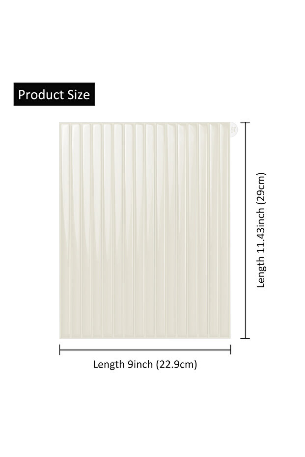 10 Sheets T80574 5/10pcs Multi-colors Wall Tiles Oblong Style Wall Stickers Peel and Stick Glossy Wa