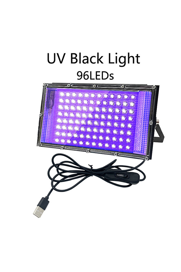 USB black USB Switch LED UV Black Light, 395-405 Nm Wavelengths LED UV Light Black Light Lamp for Pa