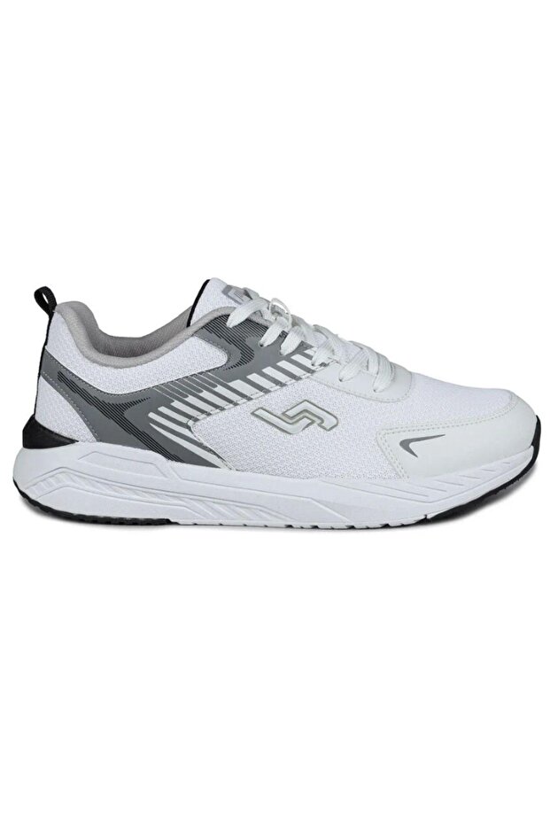 28041 White - Gray Men's Sneaker Casual Sneakers