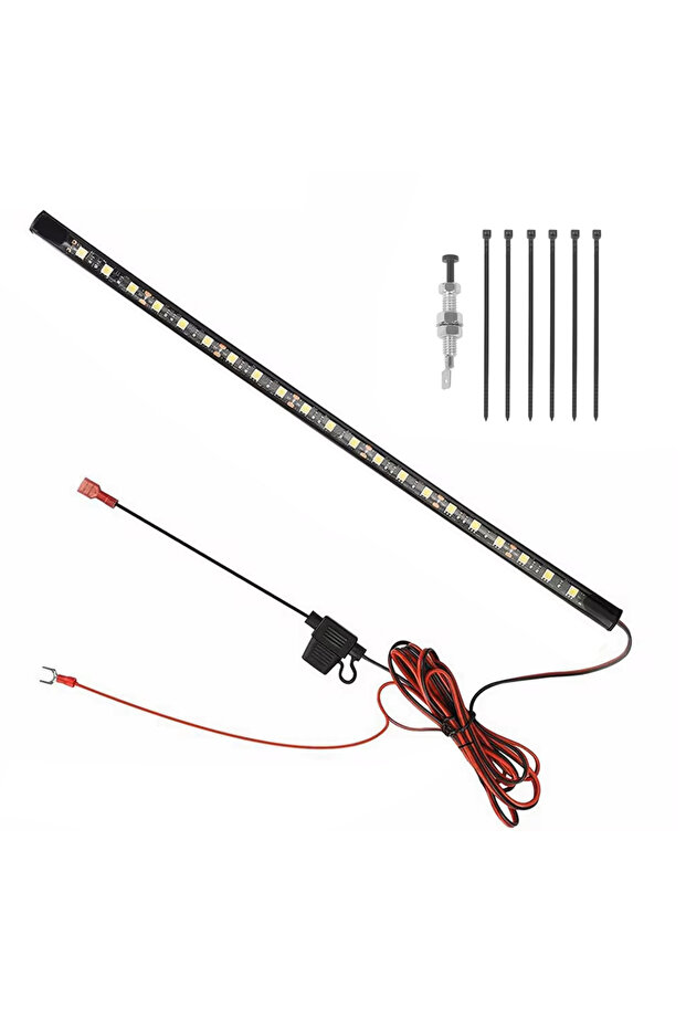 شريط إضاءة LED أبيض عالمي لإصلاح المحرك أسفل غطاء المحرك مع مفتاح تشغيل/إيقاف تلقائي للتحكم في السيارة الرياضية متعددة الاستخدامات