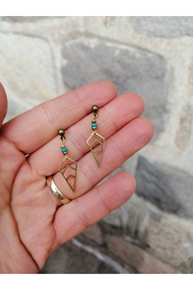 Earrings Metal Creative Hobby Stylish Gift