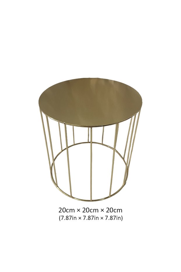 Gold Large Gold Floating Cake Stand, Elegant Metal Dessert Display Holder for Wedding Birthday Party