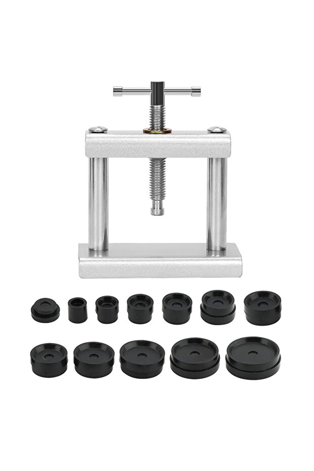13pcs Watch Press Tool Set Watch Back Case Closer for Closing The Cover Metal Watchmaker Maintenance