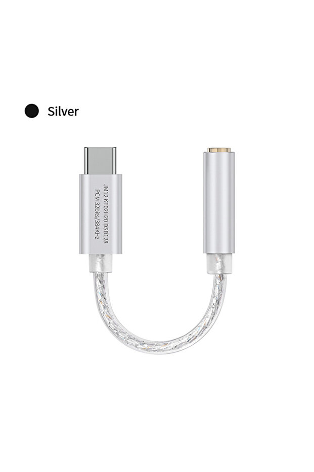JM12 JCALLY JM12 Digital Audio Adapter Type-C to 3.5mm Earphone Amplifier Audio Adapter KTO2H20 DAC