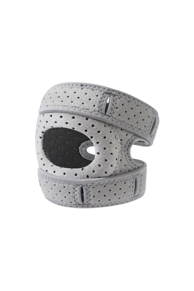 L Gray LOOGDEEL 1Pcs Patella Knee Brace Knee Compression Sleeve Support Women Men Knee Pain Arthriti