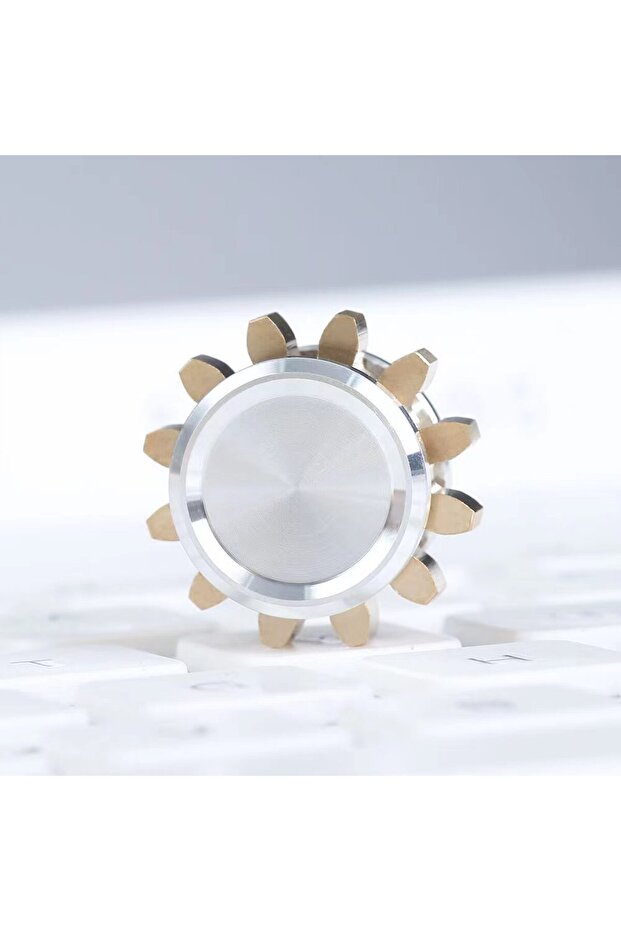 Silver Mini Metal Gear Gyroscope Toy Fidget Spinner Antistress Portable Adults Stress Reliever Autis