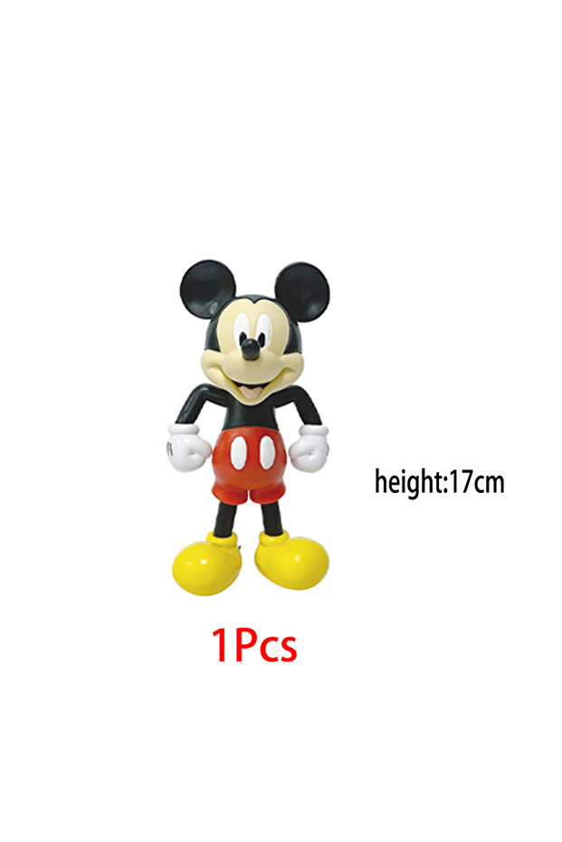 B-1Pcs no box 2026 New Mickey Mouse Donald Duck Winnie The Pooh Goofy Action Figure Kawaii PVC Model
