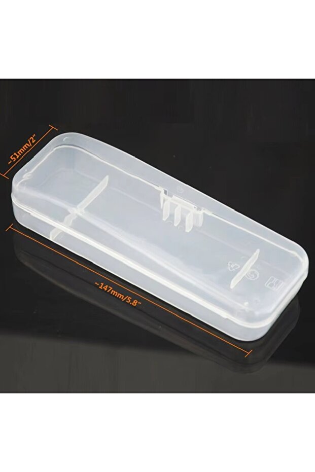 WHITE Stylish and Durable Shaving Storage Box for Men's Razors, Easy to Carry and Keep Clean and Kee