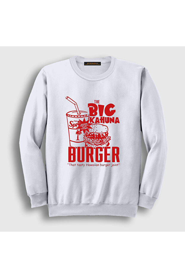سويت شيرت أبيض للجنسين من Big Kahuna Burger Pulp Fiction 576721tt