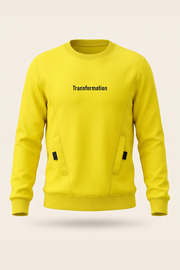 Boy's Sweatshirt with 2 Thread Pockets and Printed Design