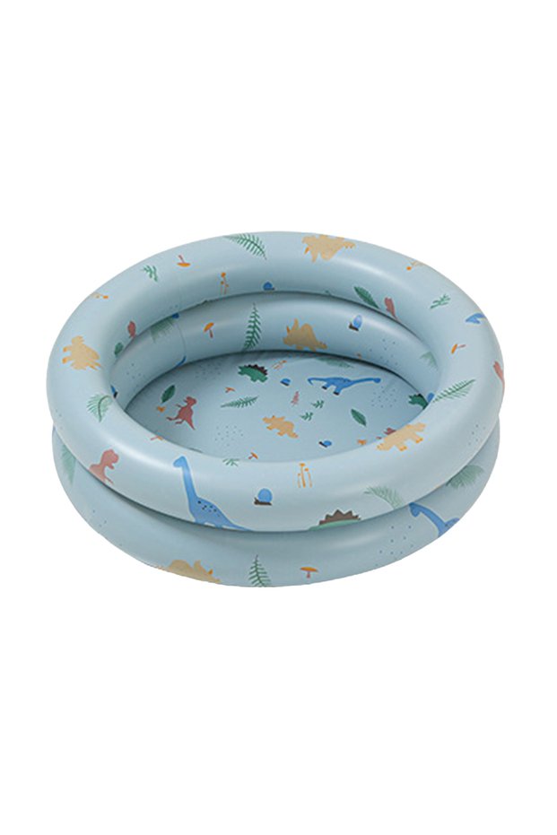 Blue Baby Inflatable Swimming Pool Inflatable Pool Baby Retro Blow Up Swimming Pool Family Cute Thi