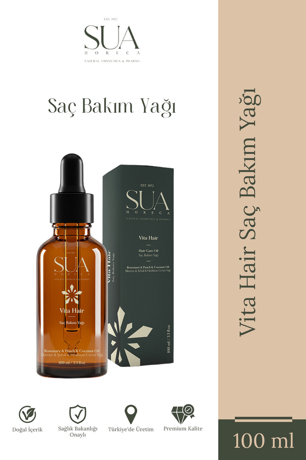 Vita Hair Hair Care Oil Rosemary Coconut and Peach Oil 100 ml