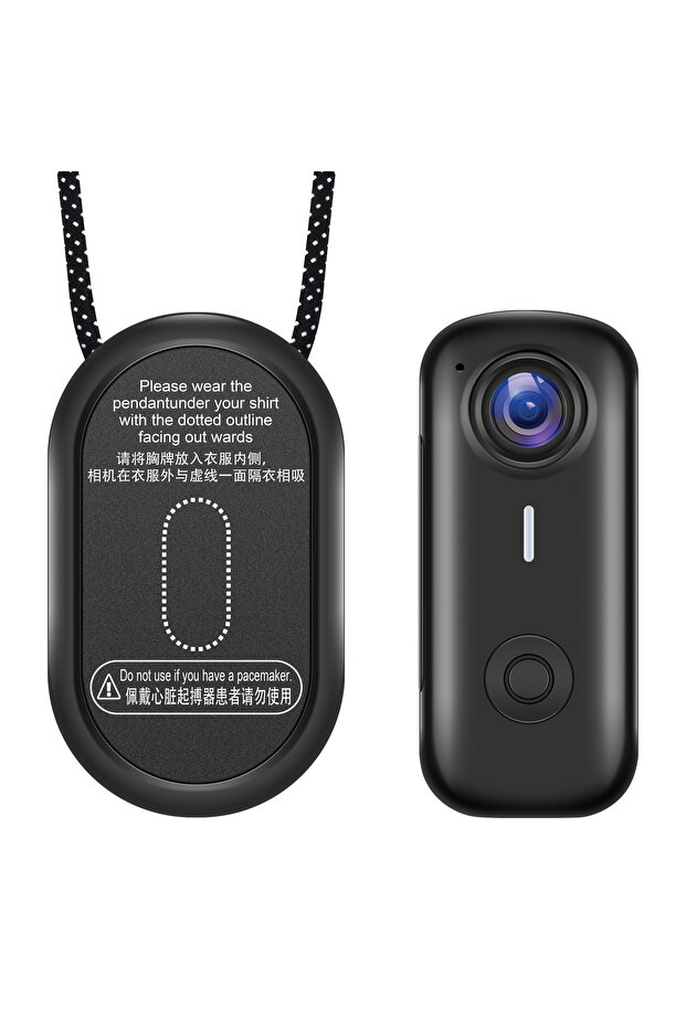 black 1080P Digital Camera With Flip Screen For Vlogging YouTube Portable Mini Camcorder Compact FHD