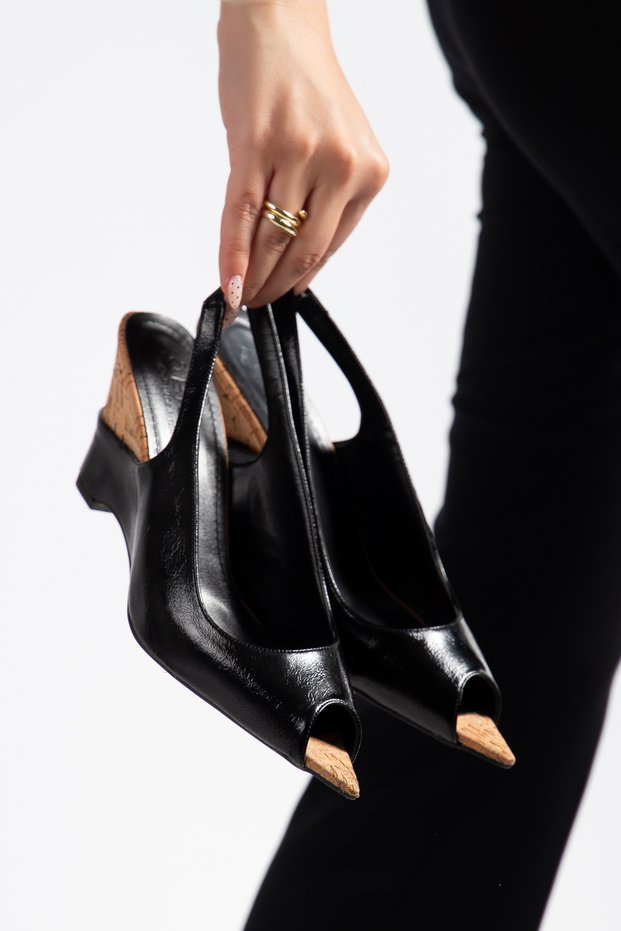 Women's Wedge Heeled Evening Dress Shoes