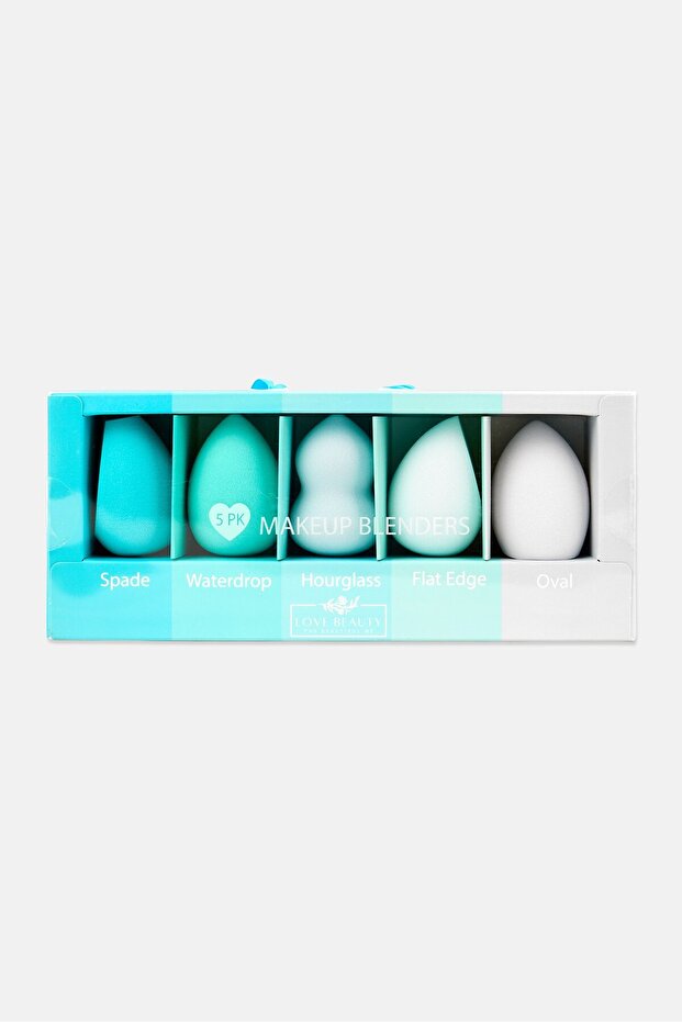 5 Pieces Makeup Blending Sponge, Multicolor