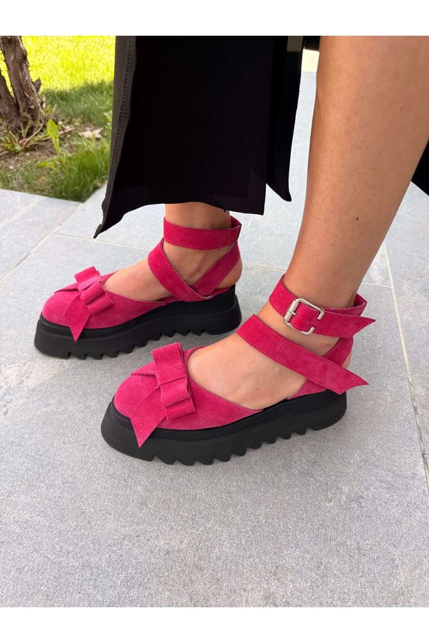 Pantofi piele intoarsa ticlam