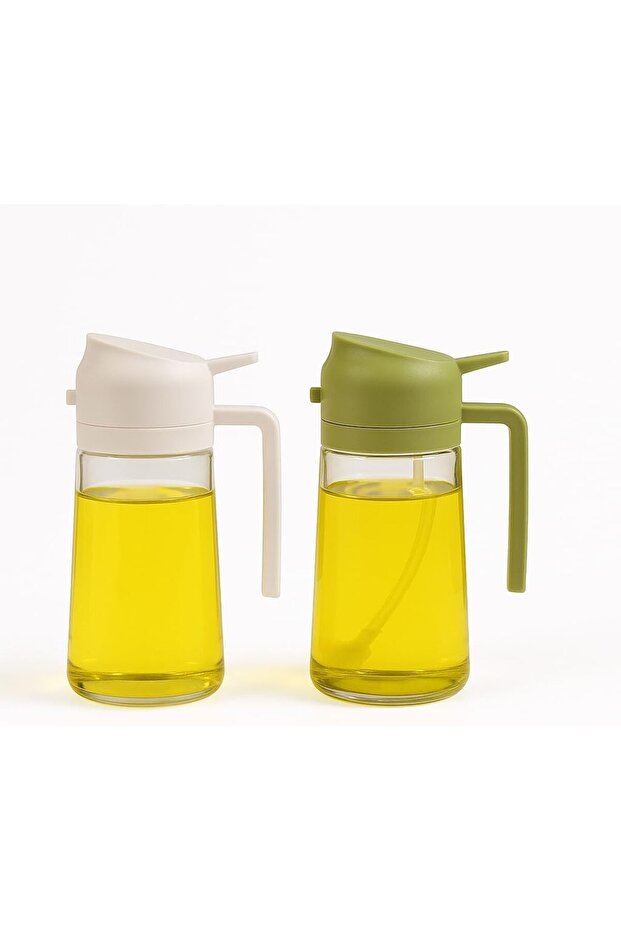 2-Pack 470ml Olive Oil Sprayer Bottles – Leak-Proof for Cooking & BBQ