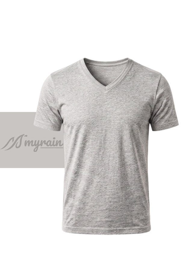 V-Neck Basic T-Shirt (Slim Fit)