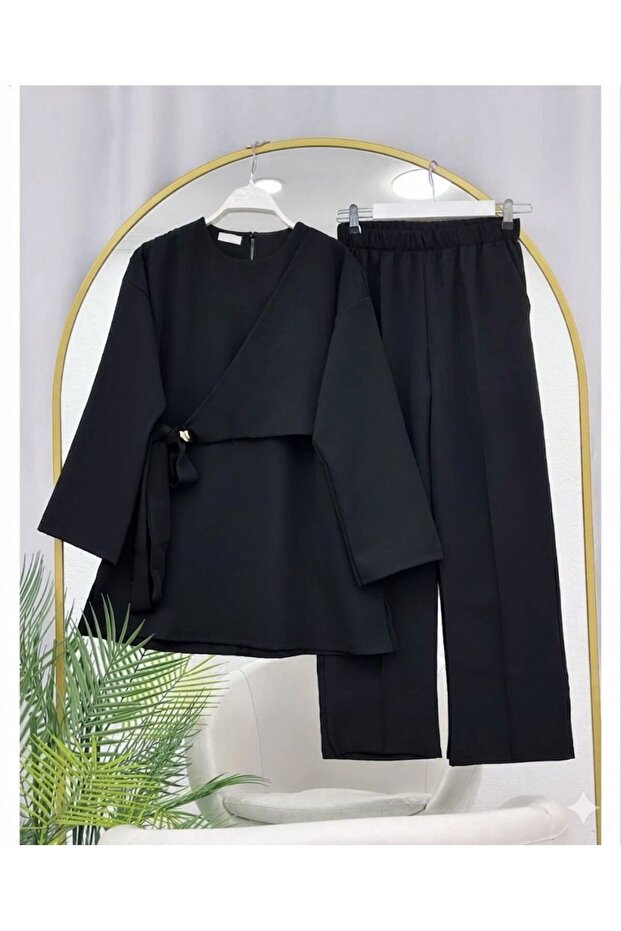 Double-Breasted Tie-Up Double Suit