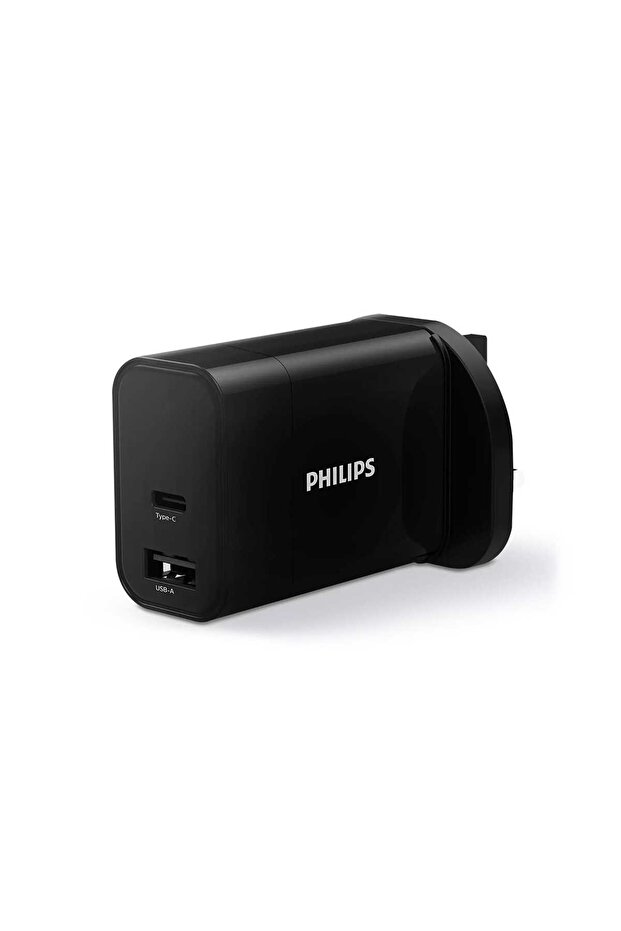30W PD+QC Wall Charger, Black