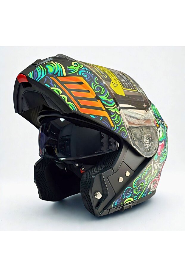 966 V2 Drago Çene Açılır Kask