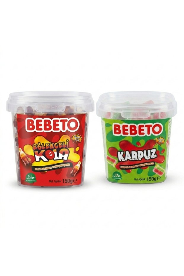 Soft Candy 150 g Bucket Cola and Watermelon